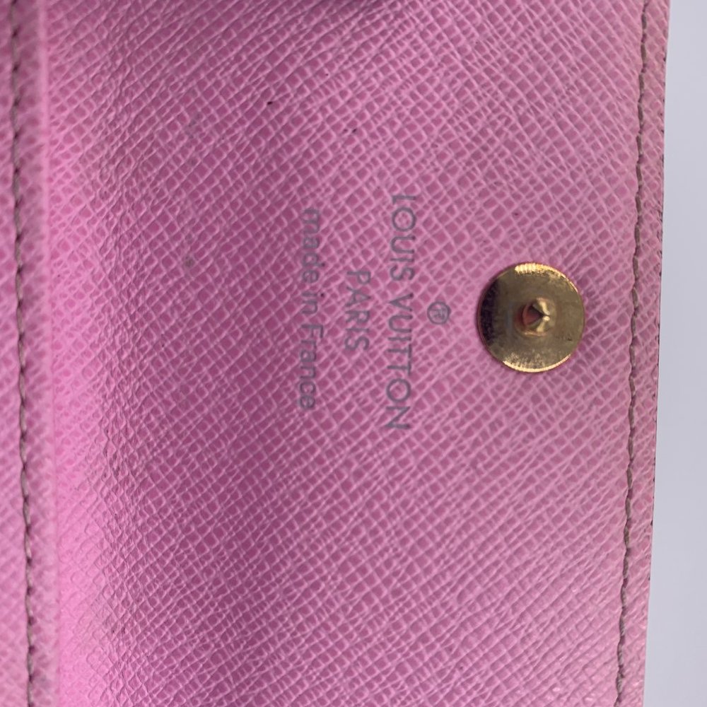 Authentic Louis Vuitton White Multicolor Key Case - Picture 10 of 16